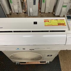 K05335 中古エアコン シャープ 2021年製 主に6畳用 冷房能力 2.2KW /