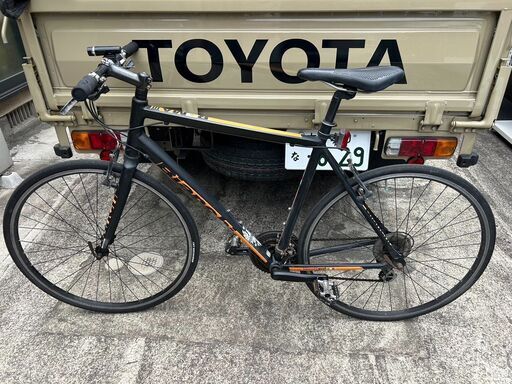 自転車 Bianchi ROMAIII ローマ3 クロスバイク ブラック ビアンキ