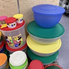 タッパーウェア 約90個 大量 まとめ売り 丸 デコレーター等 長期保管