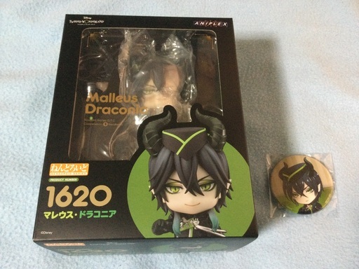 ねんどろいど　ツイステ　マレウス　特典缶バッジ付き