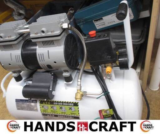 アースマン　ACP-25SLB　コンプレッサ　中古品　25L　【ハンズクラフト宜野湾店】