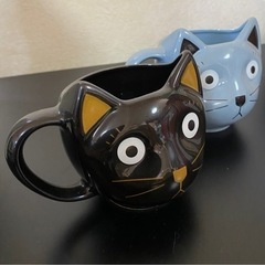 猫マグカップ×2