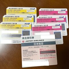 2024.6.6投稿　ANA　JAL　株主優待　譲渡可能品　