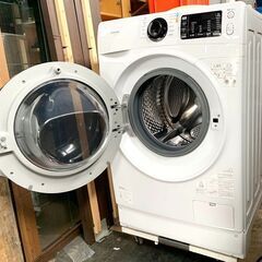 アイリスオーヤマ FL81R-W ドラム式洗濯機 2020年製 8kg 77L