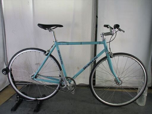 Ｄ562　★33000円★整備済み スポーツ中古自転車 　ビアンキ　PISTA【クロスバイク　水色　52ｃｍ】