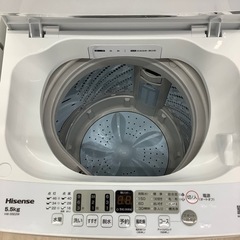 【1年保証付き】ハイセンス2022年製5.5kg全自動洗濯機のご紹介です【トレファク東大阪箕輪店】