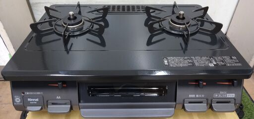 エイブイ：Rinnai ガステーブル KG67BKR 都市ガス用 右強火力 2022年製