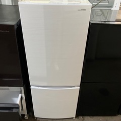A2406-172 アイリスオーヤマ ノンフロン冷凍冷蔵庫 IRSN-15A-WE 2020年製 154L 2ドア キズ汚れ有り