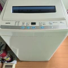 縦型洗濯機 6.0kg【1週間限定出品】