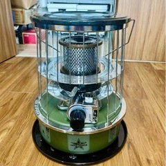 【美中古】ニューアルパカストーブ　オリーブ　ケース付