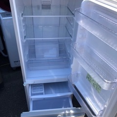 １２９　北九州市内配送可能 シャープ SHARP 冷蔵庫 （167L・つけかえどっちもドア） 2ドア シルバー系 SJ-D17A-S