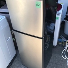 １３０　北九州市内配送無料 アズマ 冷蔵庫 136L 2ドア MR-ST136A シルバー 2019年製 一人暮らし 洗浄・除菌済み
