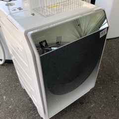 153 北九州市内配送設置無料✨? ES-P110-SL ドラム式洗濯乾燥機