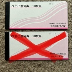 アルペン　株主優待券　5000円分　利用可能店✴︎スポーツアルペ...