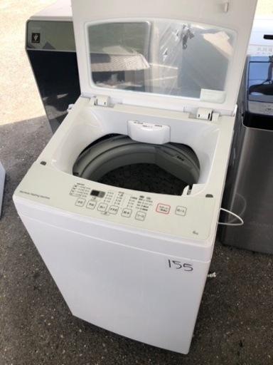 155 北九州市内配送設置無料✨ 2019年 6kg全自動洗濯機(NT60L1  