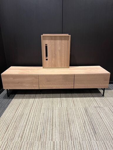 【コンテナ保管中】【展示品・未使用品】収納付きテレビ台 テレビ台 テレビボード 幅150cm 参考価格19,990円自社配送時代引き可(現金、クレジット、スマホ決済対応)