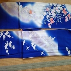 値下しました　青　 振袖　