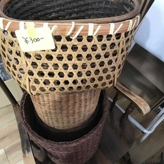 竹籠 麻 家具 雑貨 一つ300円 大量購入頂ける場合要相談です
