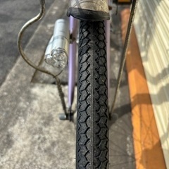 丸石　ママチャリ　24インチ　オートライト　低床設計