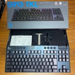 ゲーミングキーボード G913 TKL LN BK