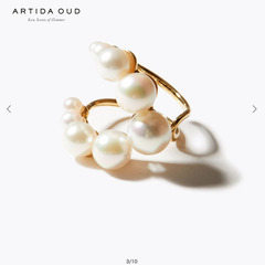 ARTUDA OUD アコヤパール グラデーション オープン リング(アル 