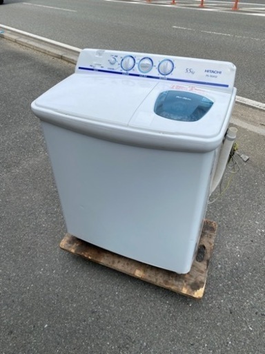 ☆中古品　HITACHI 2槽式洗濯機 5.5kg PS-55AS2 2020年 家電 生活家電 洗濯機☆
