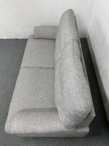 8500円 ニトリ/NITORI 3人用布張りソファ キャッツ3 グレー 8500円 ニトリ/NITORI 3人用布張りソファ キャッツ3 グレー
