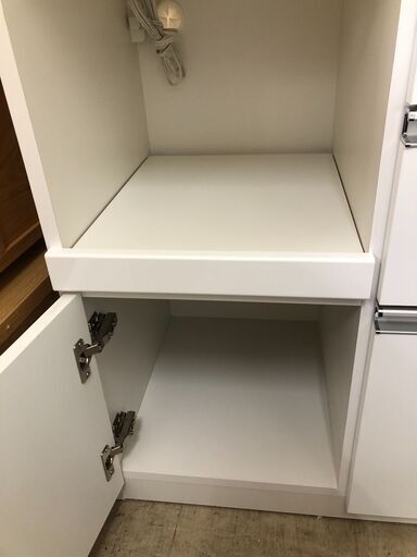 松田家具 幅120cm レンジボード 食器棚 システムキッチンボード