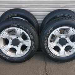 ジムニー 純正アルミ ナンカンFT7 175/80R16  ホワイトレター  夏タイヤ           