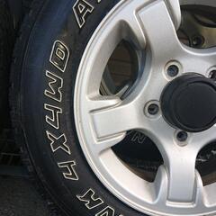 ジムニー 純正アルミ ナンカンFT7 175/80R16  ホワイトレター  夏タイヤ           