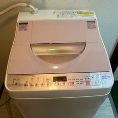 SHARP タテ型洗濯乾燥機5.5㎏/3.5kg　ES-TX5A-P