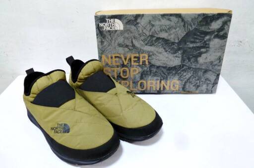 THE NORTH FACE フィアグリーン 27.0cm　B:MING BEAMS NF51885C　ヌプシトラクションライトモックⅢスリッポン スニーカー ノースフェイス