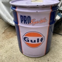 ペール缶　　空き缶　ガルフ　gulf
