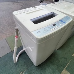 リサイクルサービス八光】2017年製 AQUA 簡易乾燥機能付き洗濯機 6.0kg