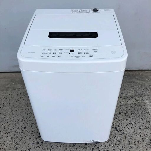※売却済※アイリスオーヤマ　洗濯機　IAW-T504-W　全自動洗濯機 5.0kg 　2023年製　ホワイト