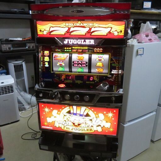 パチスロ実機 SアイムジャグラーEX-TP  6号機 コイン不用機 ドアキー付き スロット機|江別市のリサイクルショップドロップ