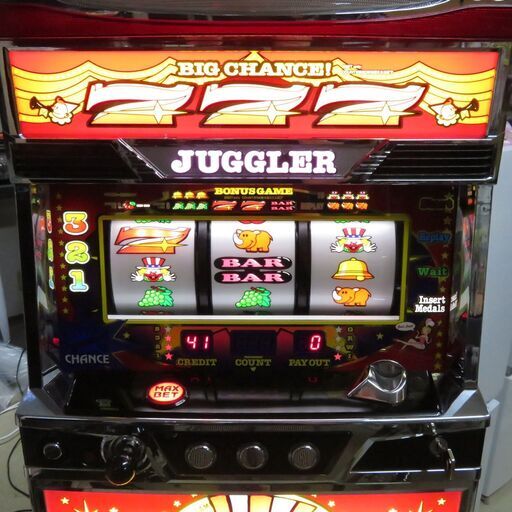 パチスロ実機 SアイムジャグラーEX-TP 6号機 コイン不用機 ドアキー