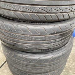 軽サイズ希少165/40R17‼️5.5J＋43PCD100‼️曲がりありジャンク💦