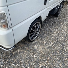 軽サイズ希少165/40R17‼️5.5J＋43PCD100‼️曲がりありジャンク💦