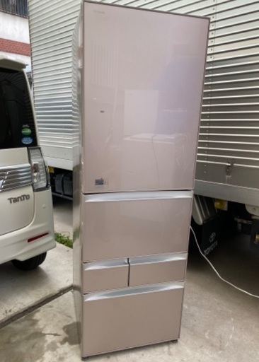 TOSHIBA 東芝 冷蔵庫 ベジータ 6ドア 幅60cm 大容量 426L  Used・美品