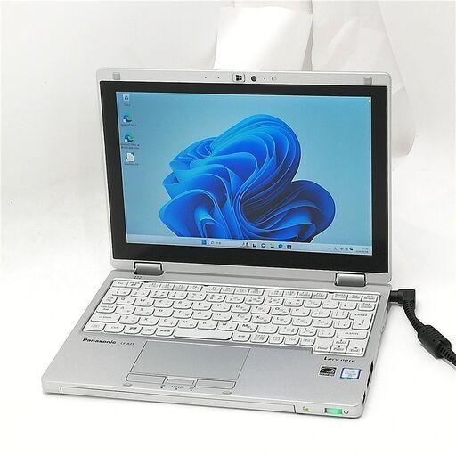 60時間使用 高速SSD タッチ可 日本製 10.1型 中古ノートPC Panasonic CF-RZ5PFDVS 第6世代CoreM 無線 Bluetooth カメラ Windows11 Office済