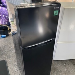 NO 168 🌈福岡市内配送設置無料✨🌈　 2ドア冷蔵庫 138L A-Stage ブラック ARM-138L02BK 2019年製 一人暮らし 単身用