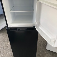 NO 168 🌈福岡市内配送設置無料✨🌈　 2ドア冷蔵庫 138L A-Stage ブラック ARM-138L02BK 2019年製 一人暮らし 単身用