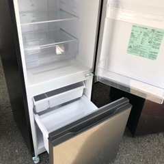 NO 165 🌈福岡市内配送設置無料✨🌈　2023年式　冷蔵庫 シルバー AQR-14N-S [幅49.5cm /135L /2ドア /右開きタイプ 