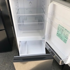 NO 165 🌈福岡市内配送設置無料✨🌈　2023年式　冷蔵庫 シルバー AQR-14N-S [幅49.5cm /135L /2ドア /右開きタイプ 