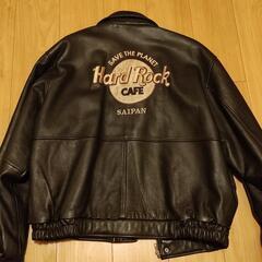 ハードロックカフェ ライダースジャケット 革ジャン メンズ XLサイズ