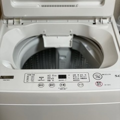 送料・設置込み可　洗濯機　5kg ヤマダ　2022年