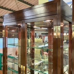 domani カリモク ドマーニ モーガントン キュリオケース カップボード 飾り棚