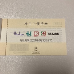 阪急百貨店・阪神百貨店　10%割引券　有効期限　2024/6/30