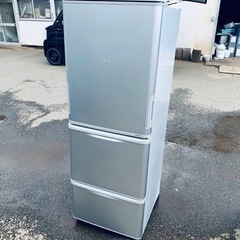 ♦️ SHARPノンフロン冷凍冷蔵庫 【2014年製】SJ-WA35Y-S
